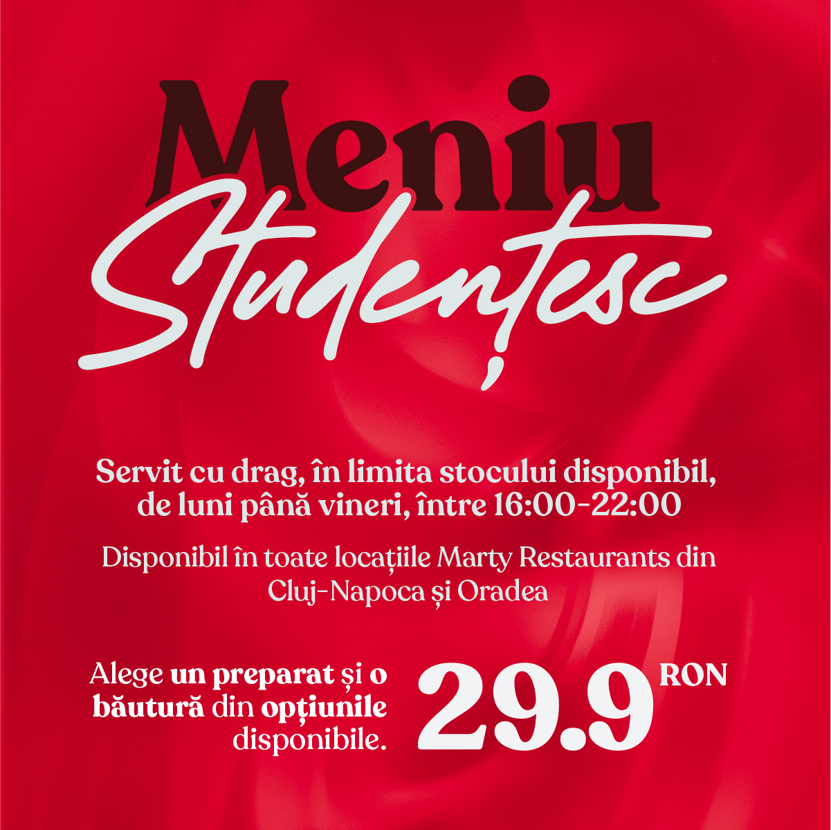 MENIU STUDENTESC